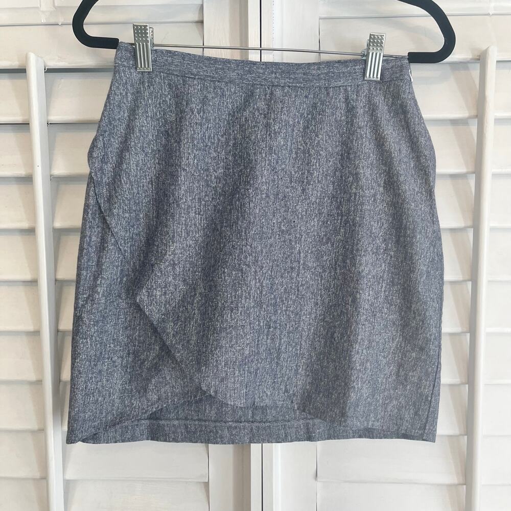 Southern Proper Tulip Wrap Style Chambray‎ Mini Skirt Size 0